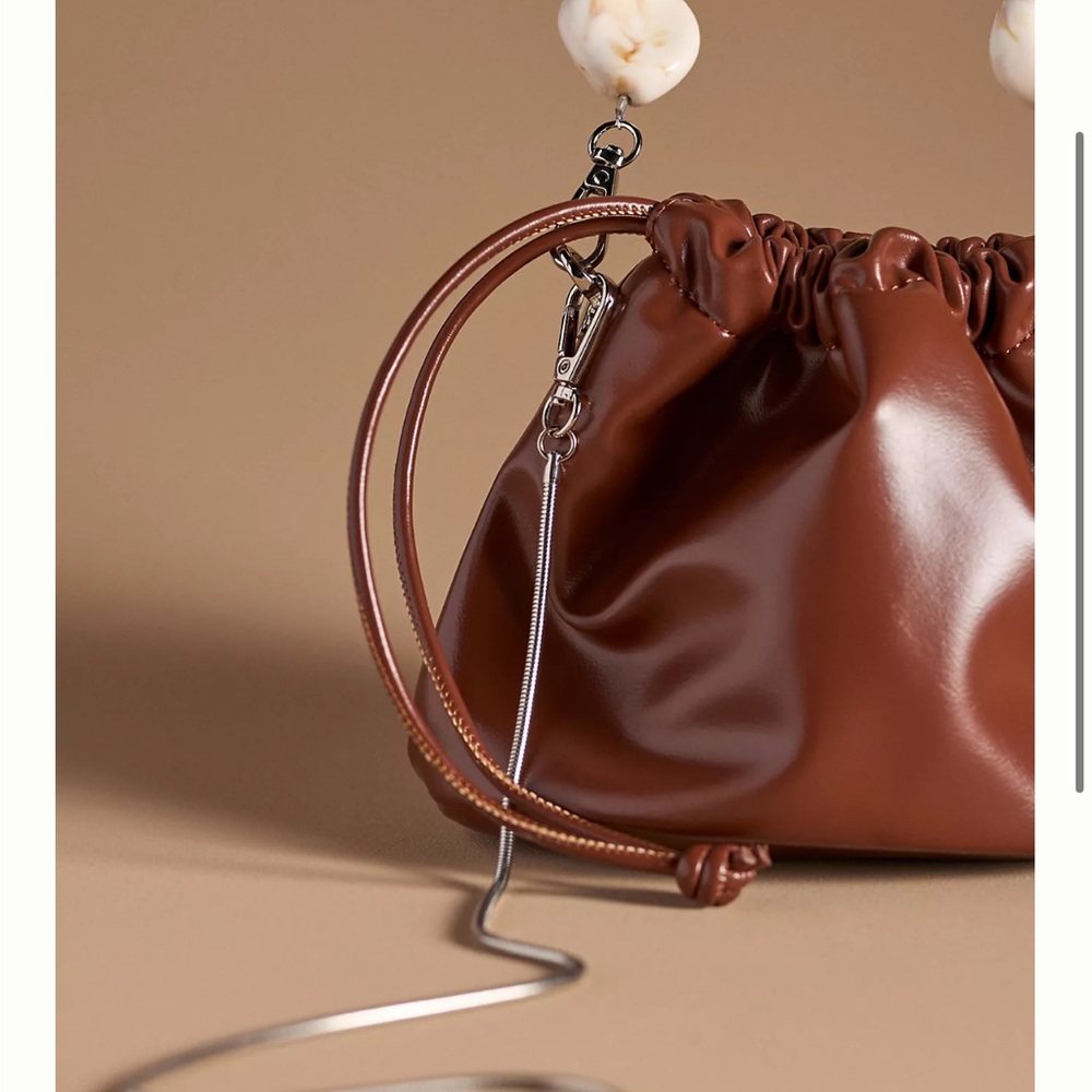 Willa Stone-Handled Drawstring Bag - Picture 3 of 7
